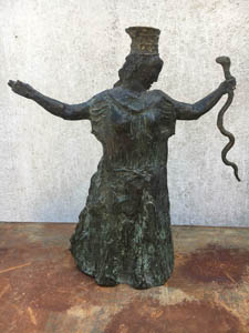 Woman with Snake_34x17x10